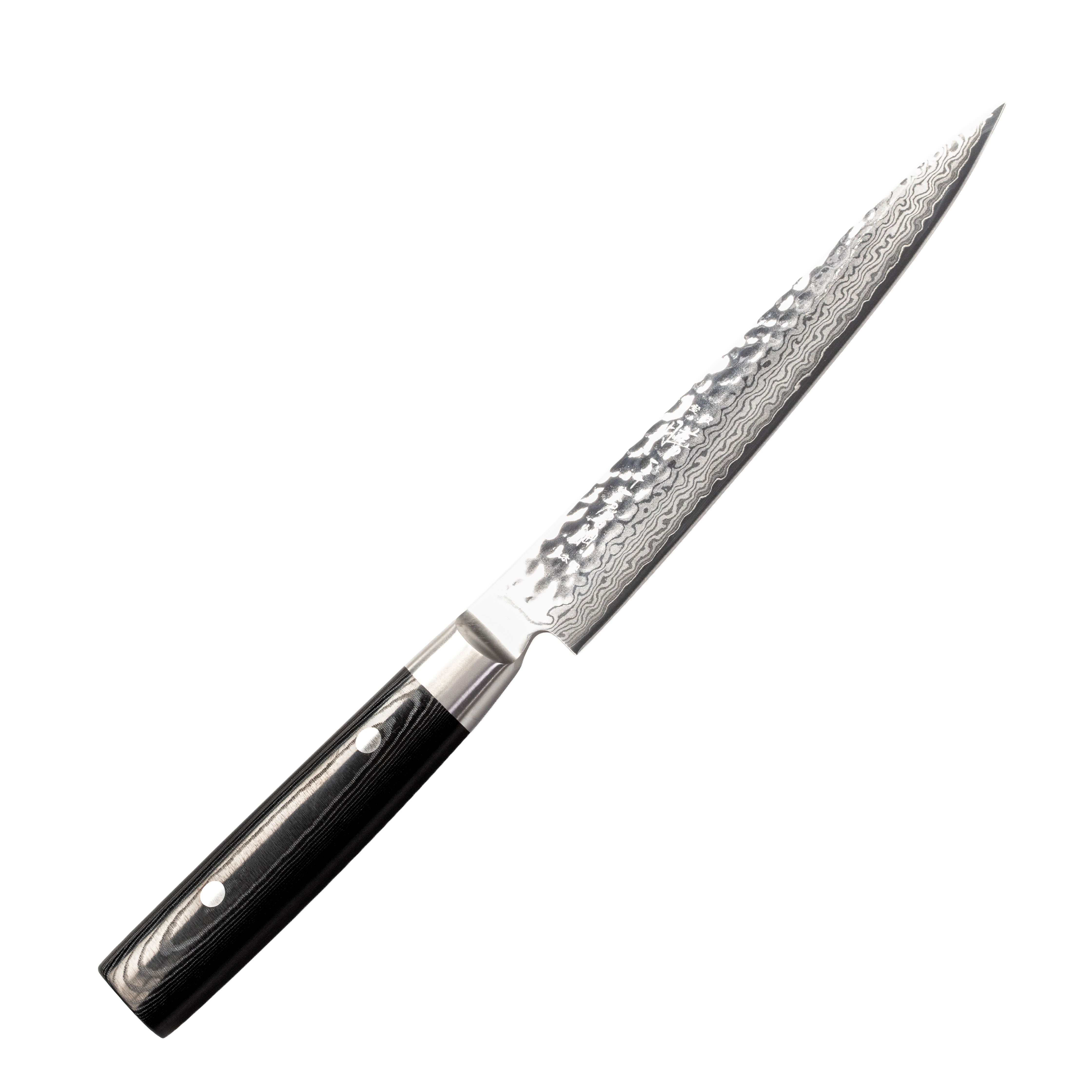 Yaxell Zen Filetiermesser 18 cm HP-Y-35507 mit Hammerschlag Profi Kochmesser