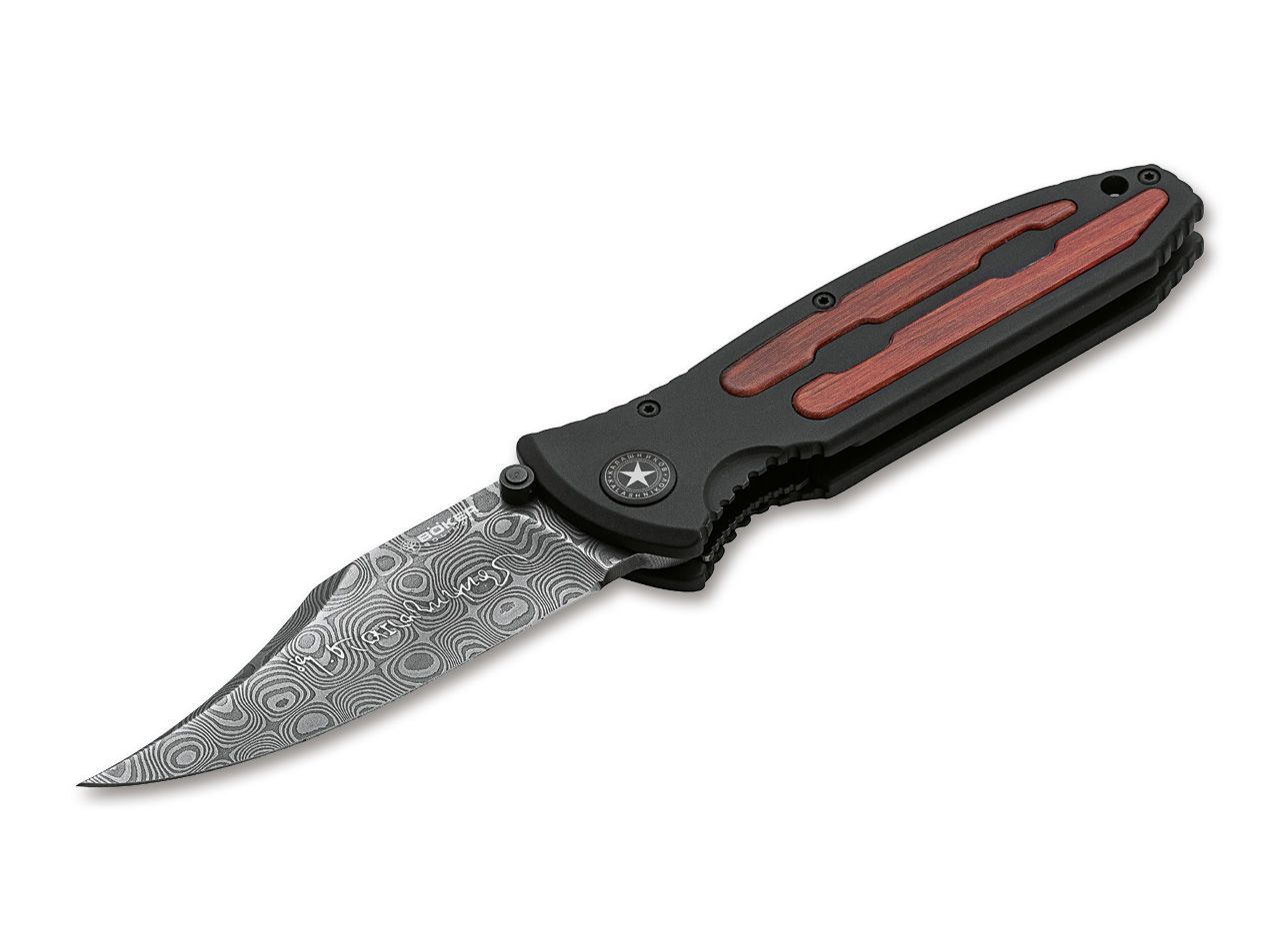 Böker Damast Taschenmesser Kalashnikov Bajonett Damast, Nr. 523 oder 528