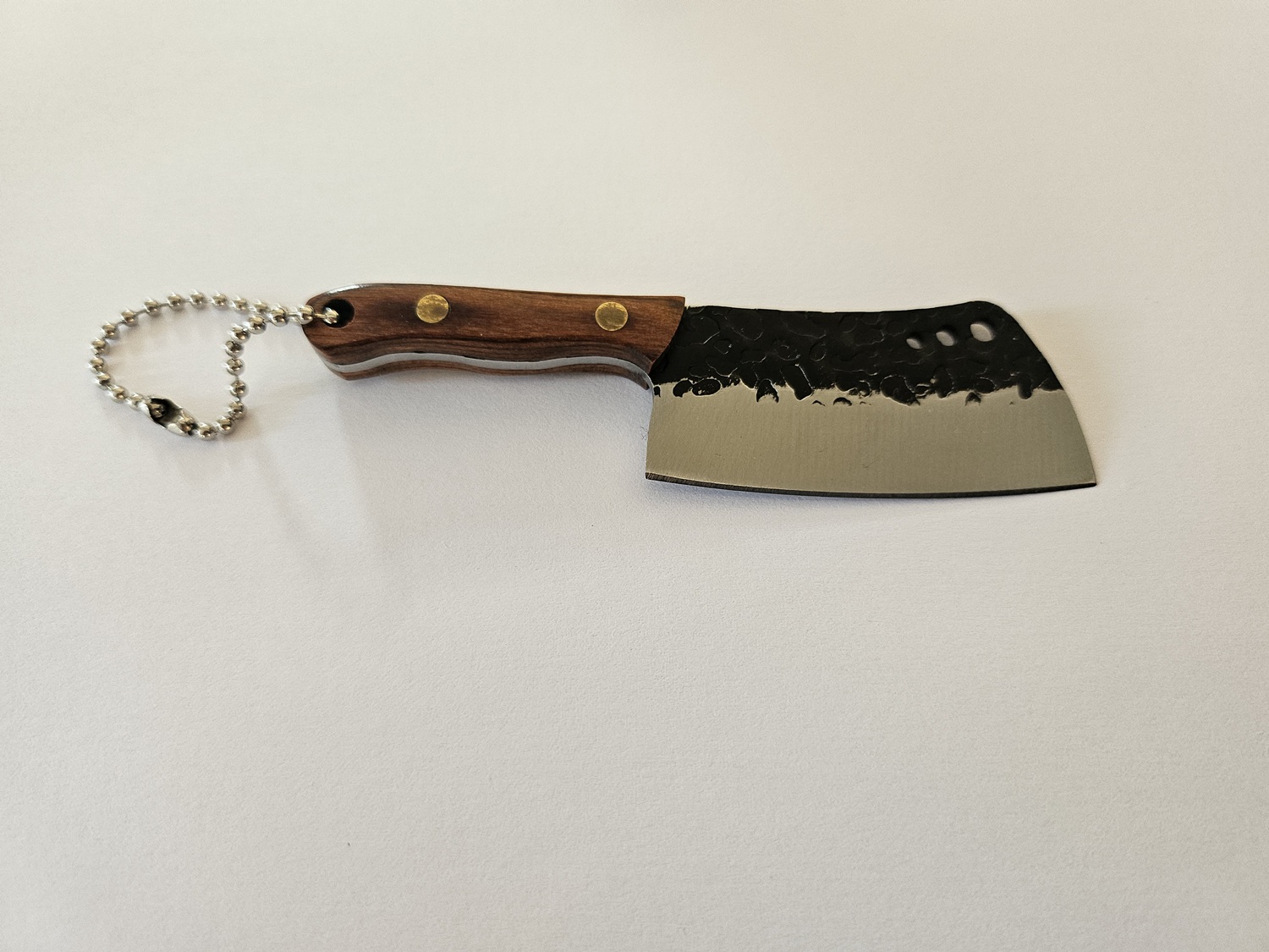 Martinez Messer für Schlüsselanhänger mit Lederscheide