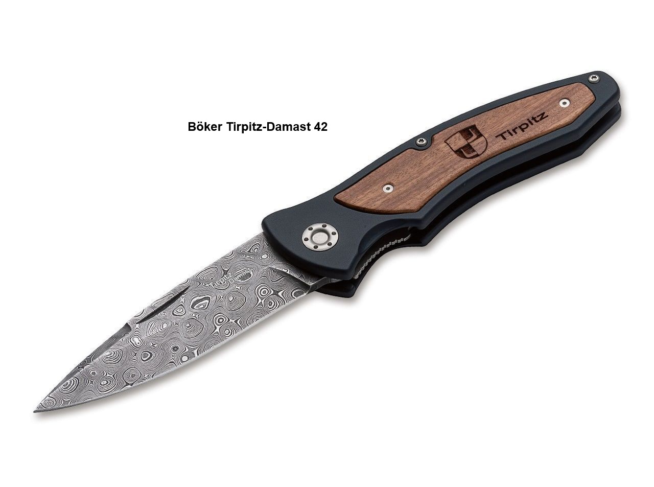 Böker Damast Taschenmesser Tirpitz-Damast 42, Zertifikat Nr. 354, 355, 359, 364 oder4549