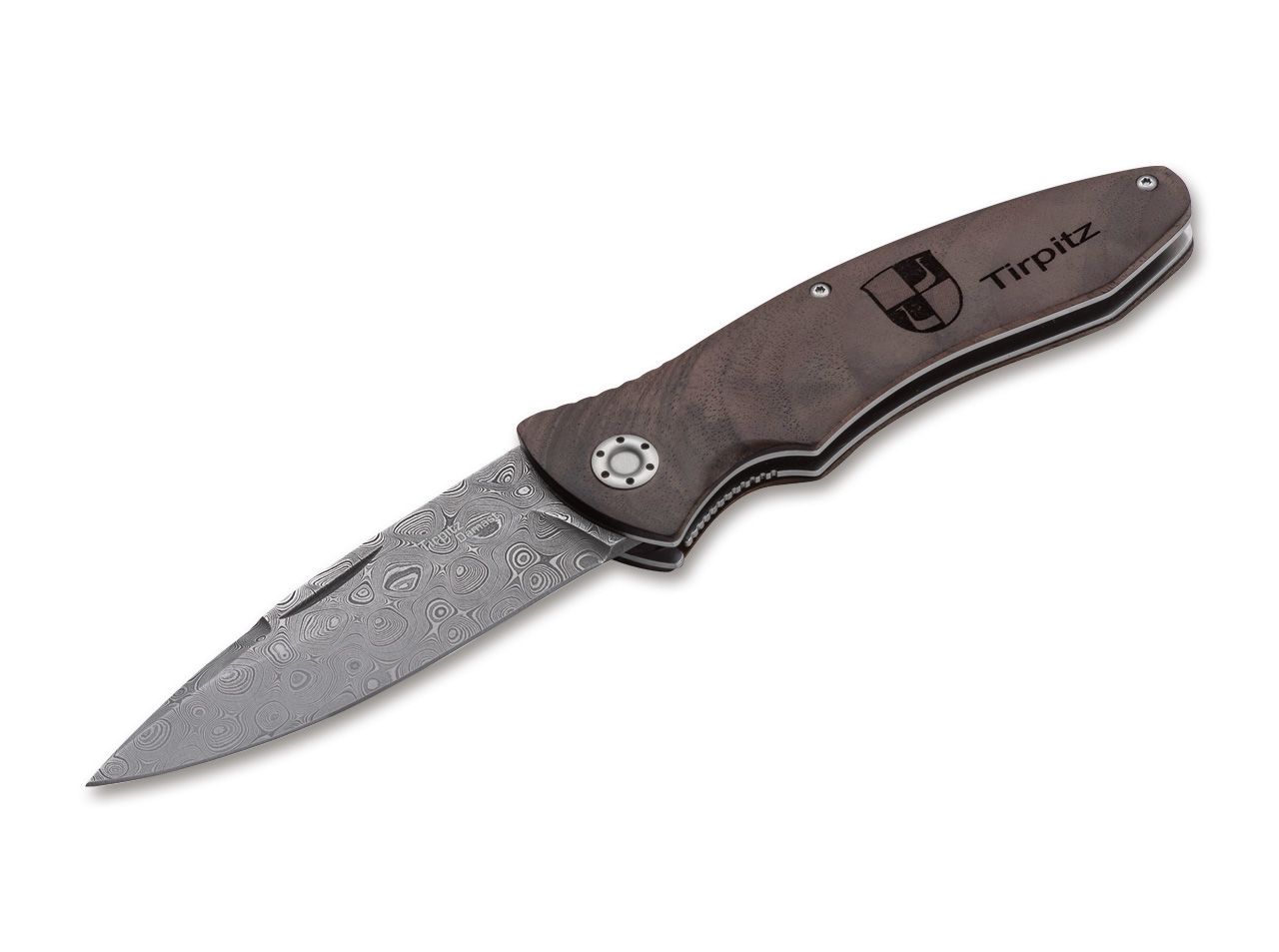 Böker Damast Taschenmesser Tirpitz-Damast Wood 42, Nr. 306, 309 oder 240