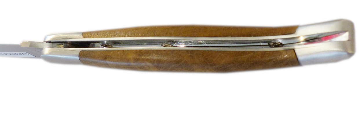 LAGUIOLE en Aubrac Original Taschenmesser Griffschalen aus Teakholz